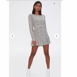 Belted Floral Fit & Flare Dress